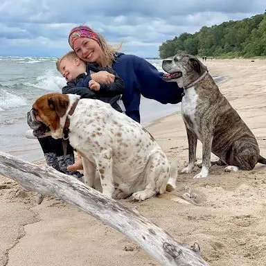 Renee on the beach